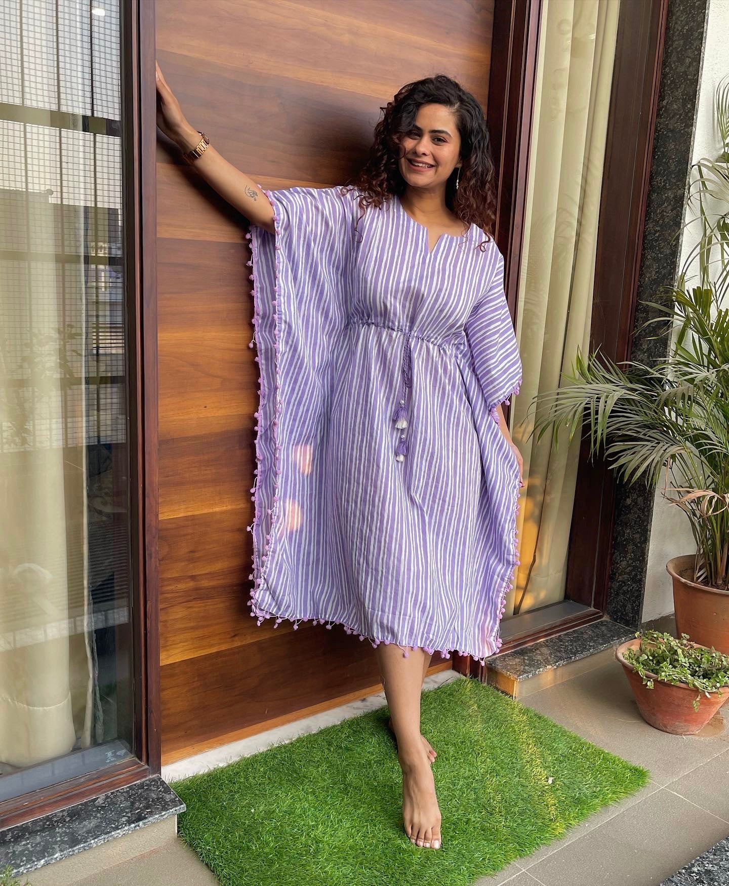 Purple Pop Kaftan