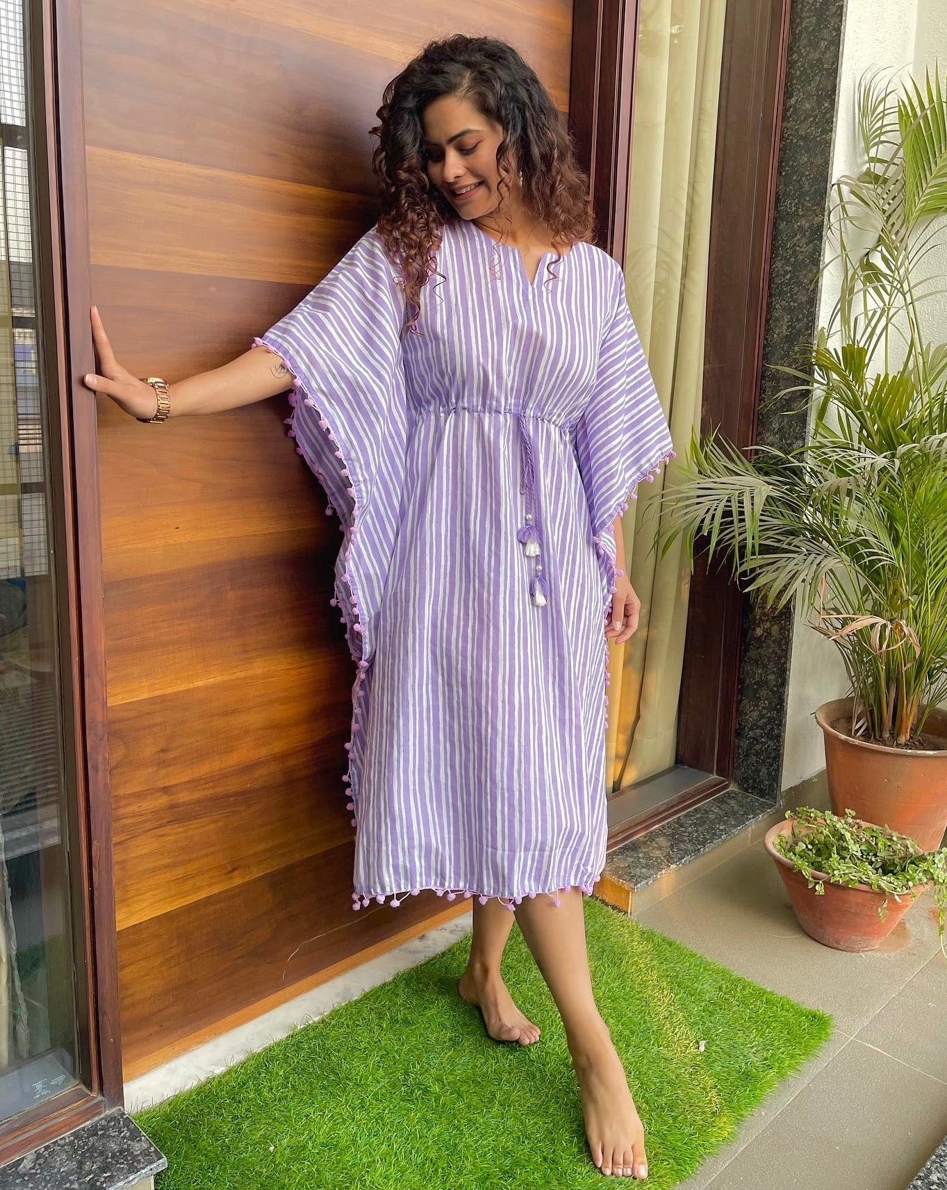 Purple Pop Kaftan