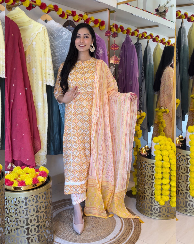 Buy latest range of Women Orange Salwar Suit 