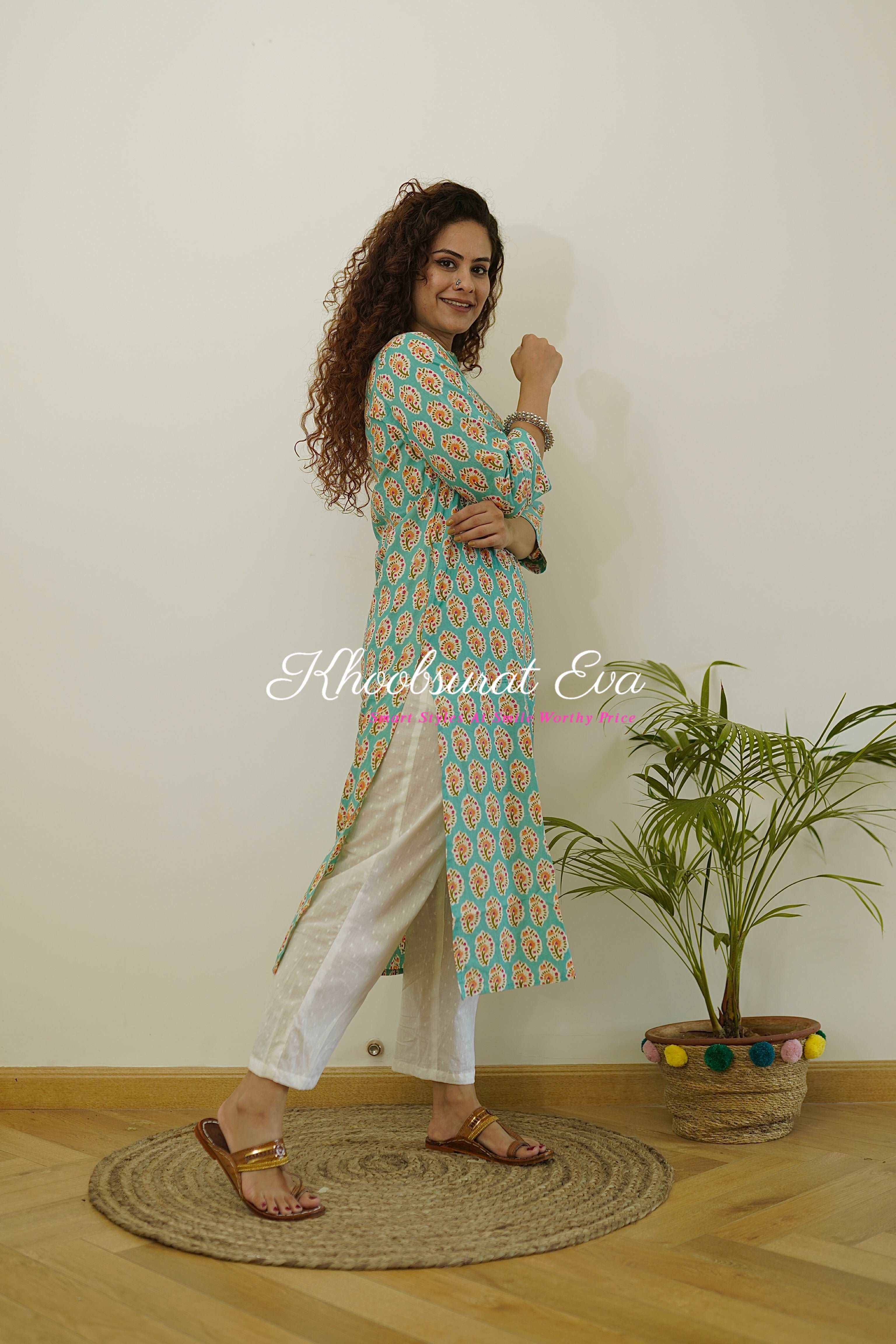 Block Print Jaipur Cotton Kurta