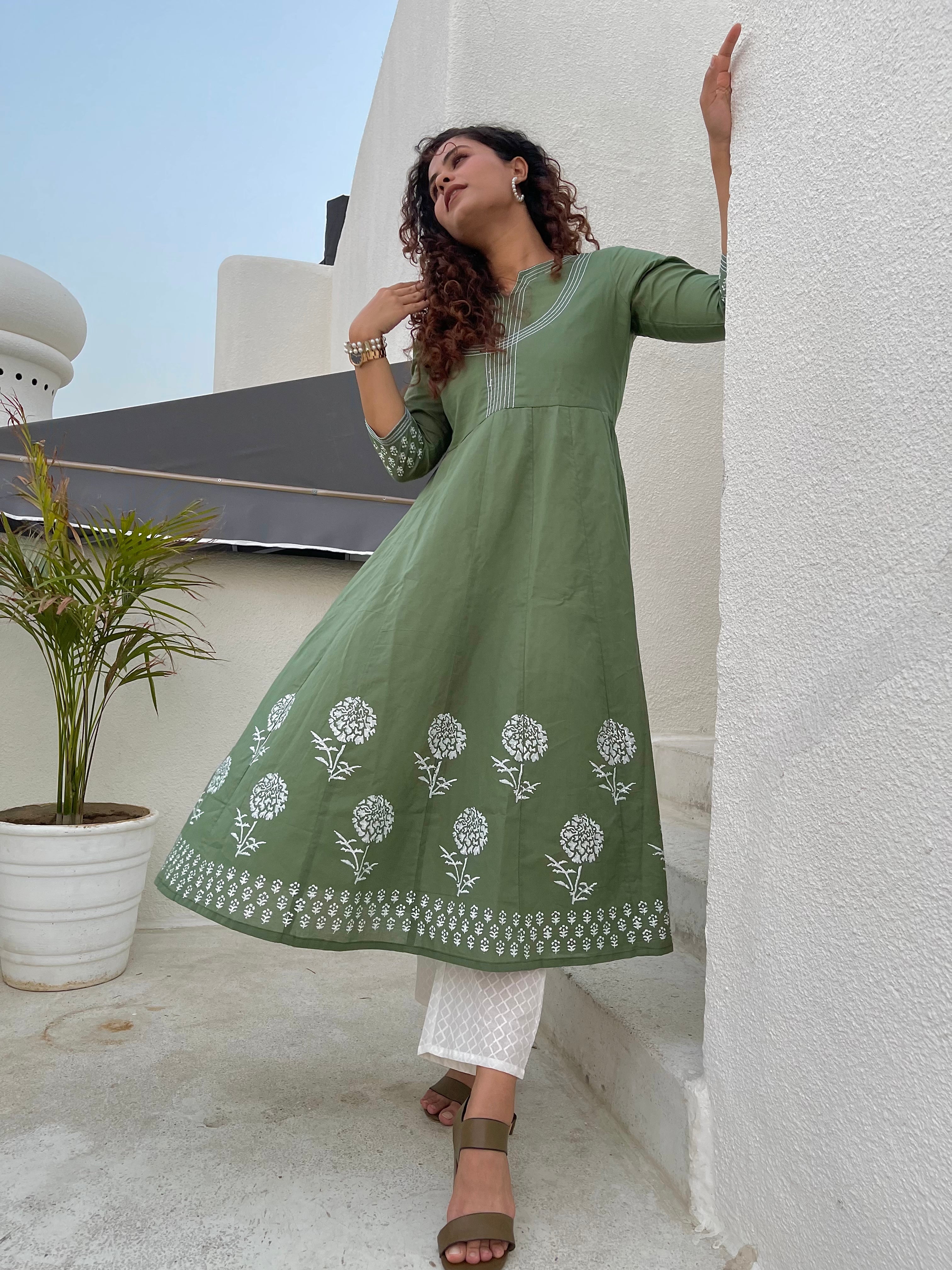 Anarkali Kurta Set