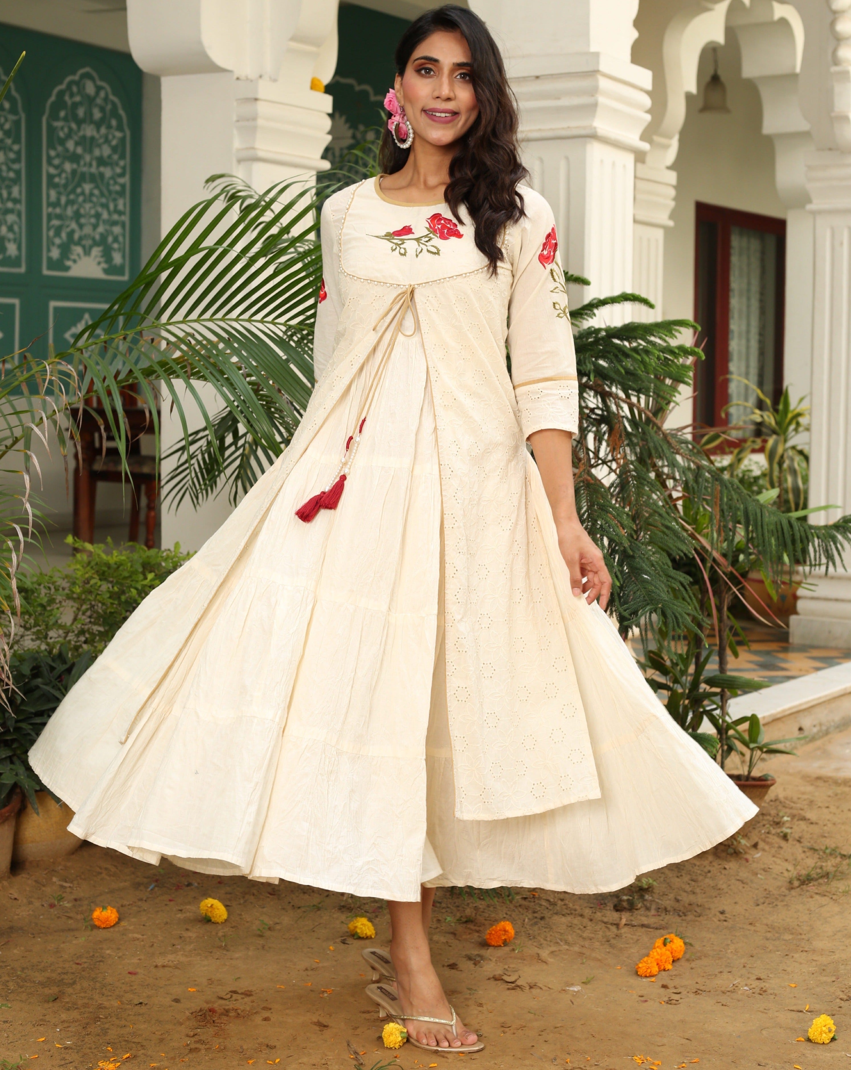  Chandani Soiree White Dress