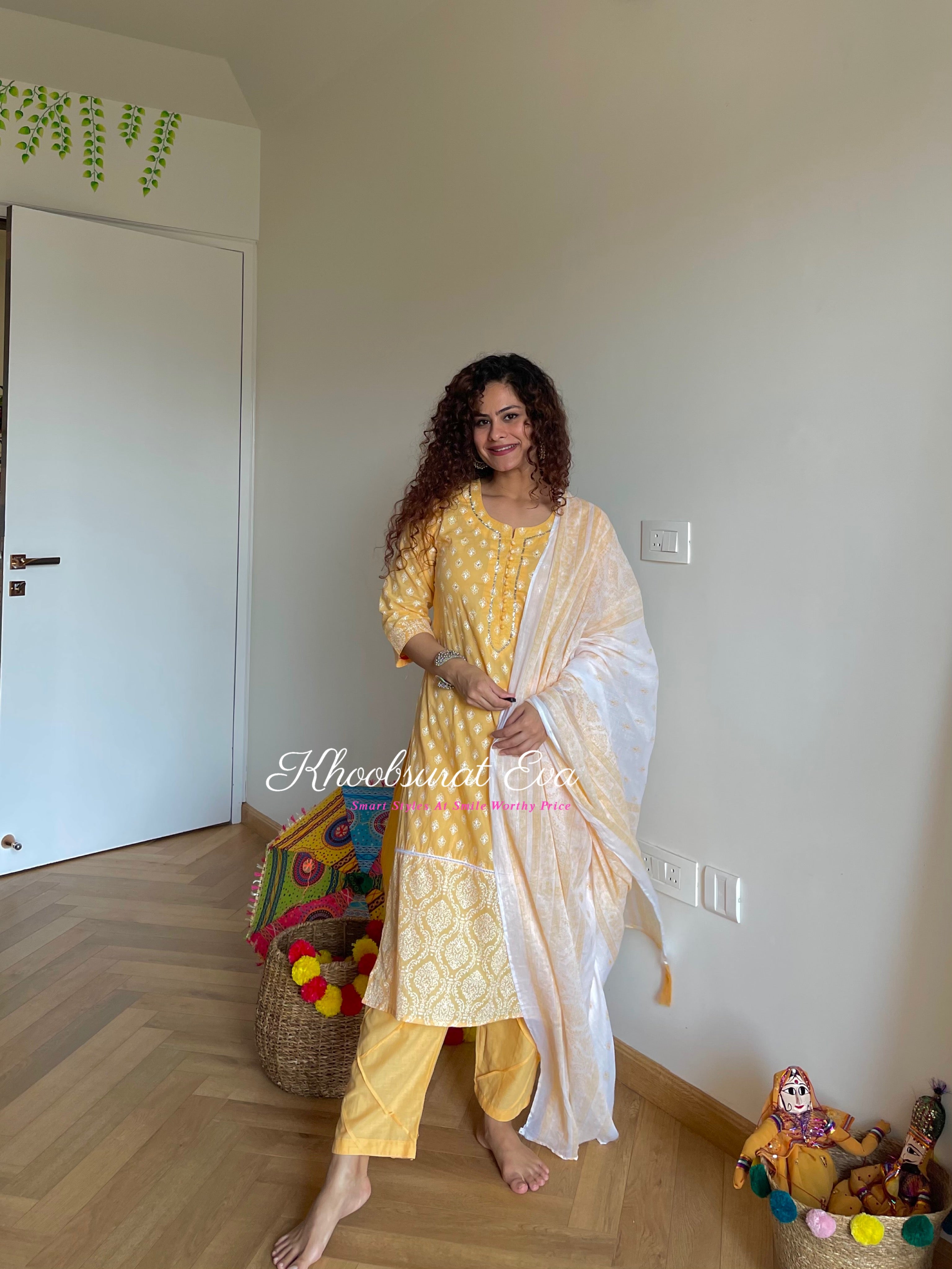 Nainital Nirvana Yellow Suit Set