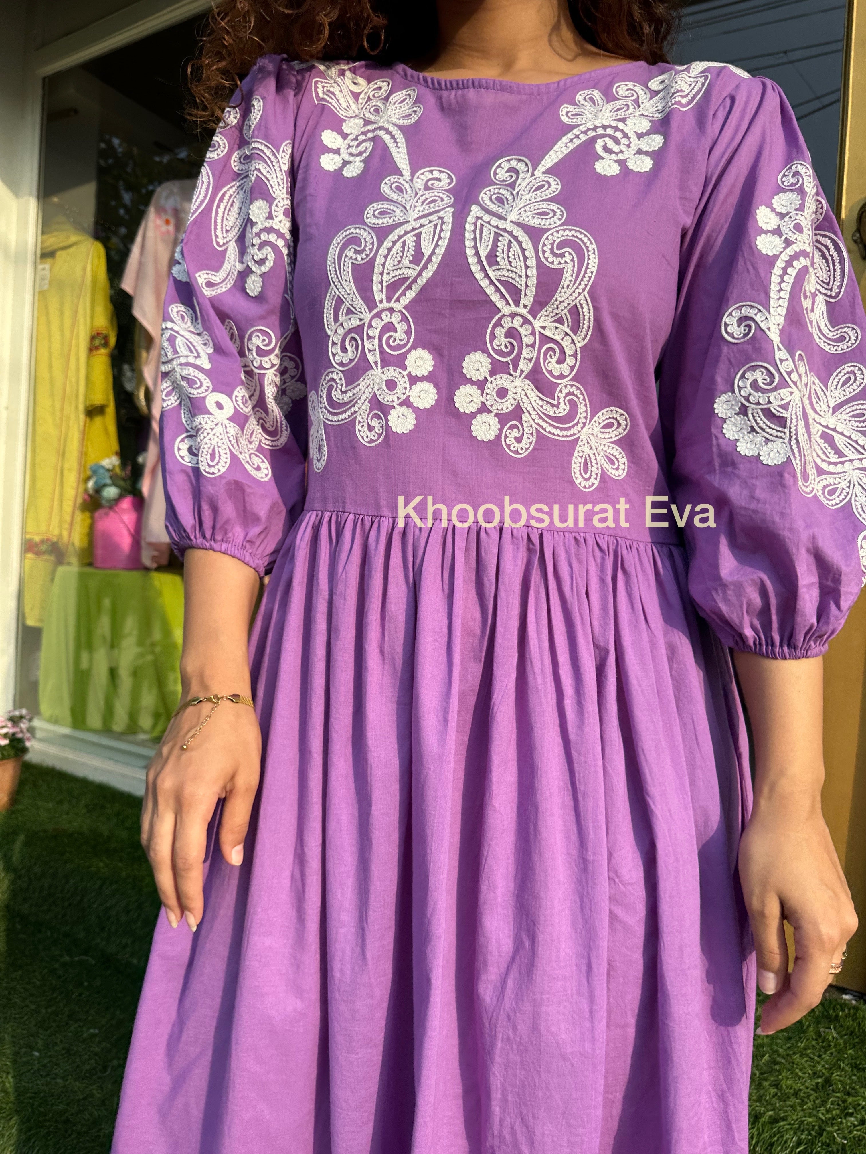  Summer Soiree Purple Dress 